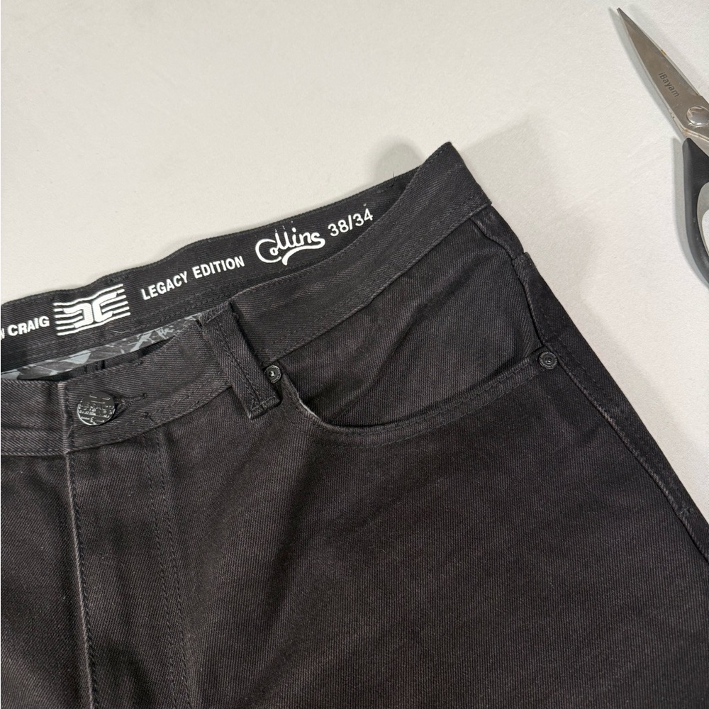 Jordan Craig Legacy Edition Collins Jeans 38x34 Black Streetwear Denim - Picture 13 of 16